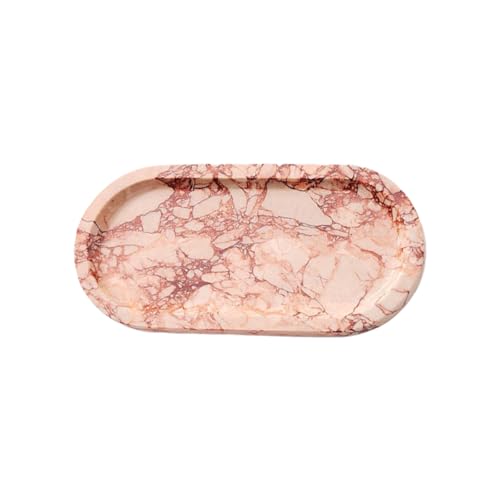Plateau accessoires en pierre unique marbre de qualité supérieure bijoux - 2