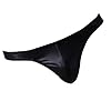 LOVIVER Sexy Heren String Heren Onderbroek Slips Ondergoed Synthetisch Leer Wetlook Broek Lingerie Sexy Ondergoed String…