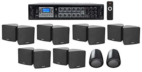 Rockville 6-Zone Amp+(12) 3.5