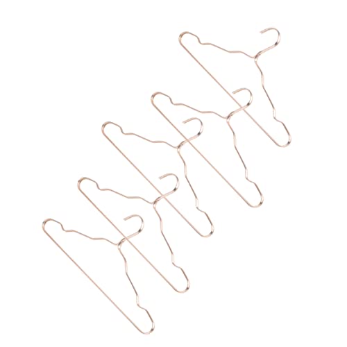 KOMBIUDA 5pcs Adults' Hangers Shirt Hangers Clothes Hanging Clips Clothes Hanging Racks Non-Trace Hangers Suit Hangers Coat Hangers Home Hangers Fashion Hangers Wardrobe Hangers Golden
