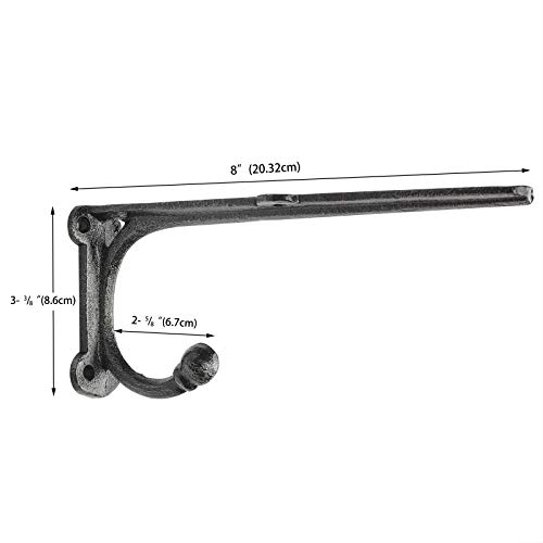 Herngee 4PCS 8" BRACKET-SET Rustic Floating Shelf Bracket 8 Inch thumb #1