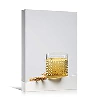 Canvas Wall Art Tea Coffee Drinks Farmhouse/Country Kitchen Multicolor Photography Relax/Calm - 12x18 inches