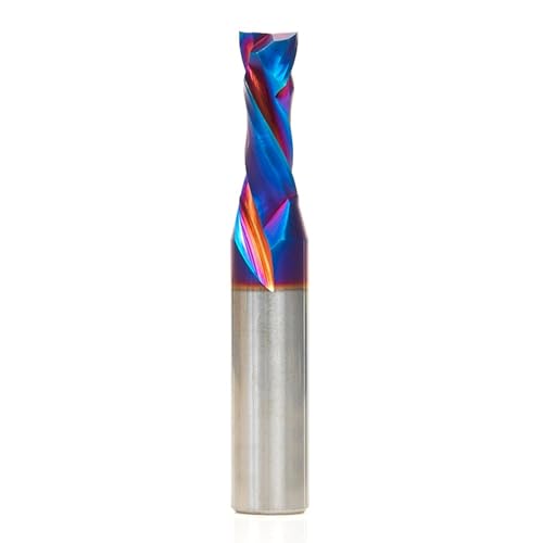 Image of Amana Tool Spektra Extreme Tool Life CNC Compression Spiral Router Bit, 46174-K, 3 /8 D x 1 CH x 1 /2 Shank x 3 Inch L 2 Flute (Replaces Item no. 46161)