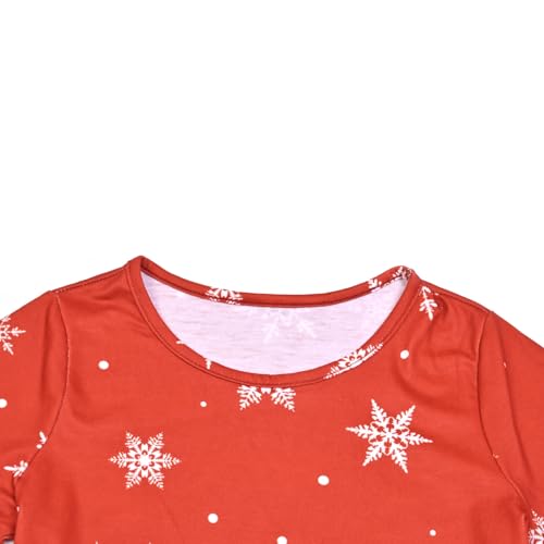 Image of Mirawise Girls 3 Pc Pajamas Sleepwear Cotton Pjs Clothes Set 4-13 Years