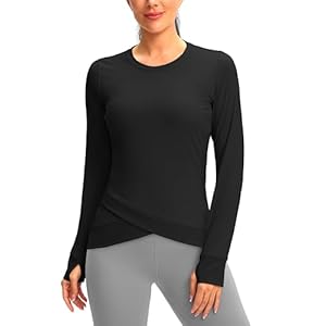 SANTINY Women’s Long Sleeve W...