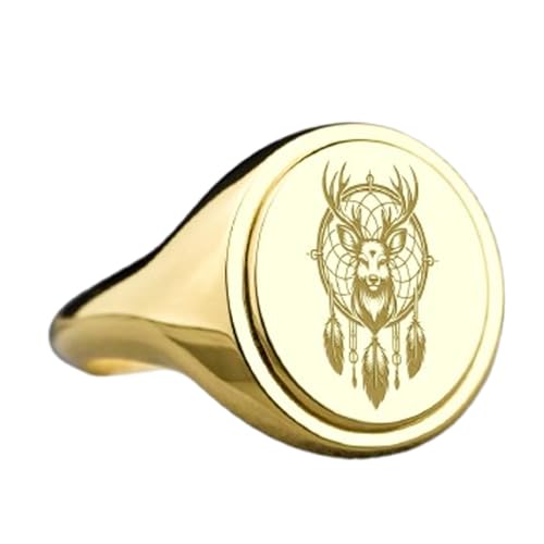 Bague attrape-rêves renne en argent, le cadeau symbolique idéal pour elle et lui