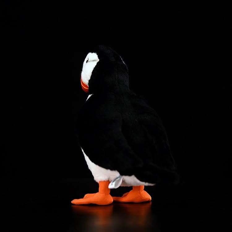 Giocattolo di peluche realistico del puffino