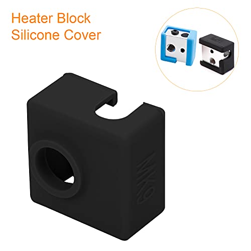 Domary 3pcs MK9 Hotend Silicone Meia Aquecedor Bloco Capa Protetora de Silicone Compatível com Creal
