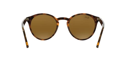 Ray-Ban Unisex Sunglasses Light Havana Frame, Dark Brown Lenses, 51MM4