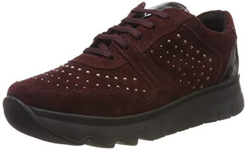 Stonefly Spock Velour, Zapatillas de Gimnasia para Mujer, Rojo (Fig Red 255), 35 EU