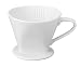 HIC Filter Cone, Porcelain, Number 2-Size Filter, Brews 2 to 6-Cups