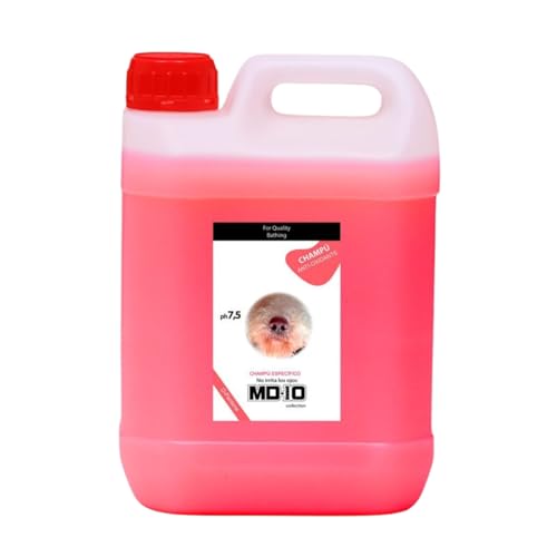 Champú para Perros Antioxidante - Elimina Óxido Barbas y Codos - Pelo Blanco y Claro - Champú Dermoprotector - Resultados en Pocos Lavados - 300ml - MD10 Collection