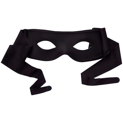 Black Bandit Mask | Black Eye Mask Costume | Masquerade Half Masks | Villian Dress Up Accessories | Superhero Costumes Accessories | Ninja Eye Masks | Masquerade Costume Accessory | 7