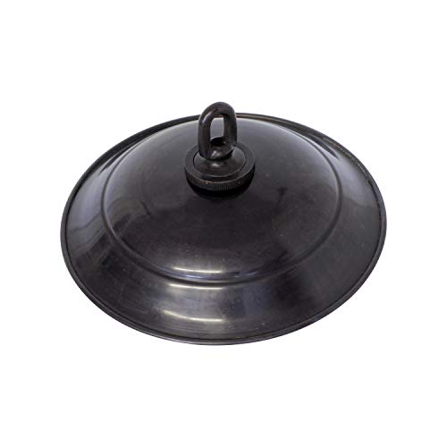 Image of RCH Hardware CN-BR05-152 Brass Traditional Round Ceiling Canopy, 6 Inch, Oil Bronzed Black