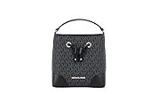 Kordelzug Michael Kors XS Suri Mini Bucket Crossbody Kordelzug Umhängetasche 35F2GM9M1B PVC, Schwarz