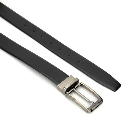 Reversible Genuine Leather Belts - 35mm Width, Scratch Resistant, Wrinkle Free,Office & Casual Wear, Ideal Gift for Men2