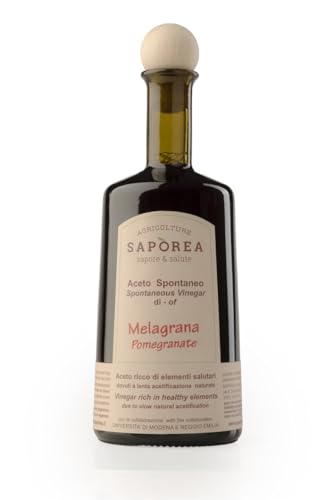 Vinagre de granada orgánico natural con acetificación espontánea lenta