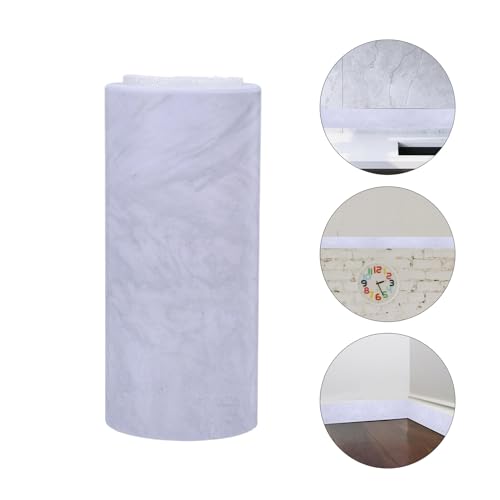 Zócalo autoadhesivo de mármol de 10 cm x 2,4 m resistente para cocina y baño 7