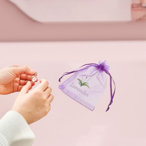 Bolsas Aromáticas de Lavanda 20 Pzs Malla con Cordón miniatura 5