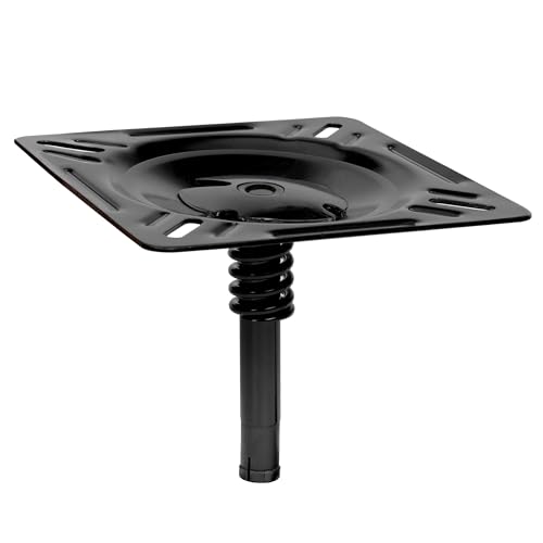 Boat Seat Pin Mount with Shock-Absorbing Spring, 3/4" Swivel Pedestal
