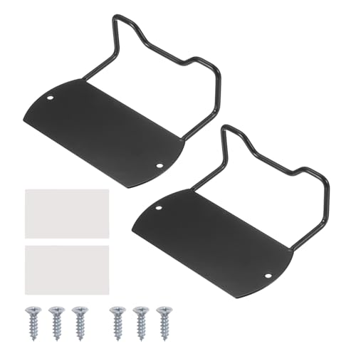 uxcell 2pcs Mattress Retainer Bar 5.5x4.5x2 Non-Slip Slide Stopper Black