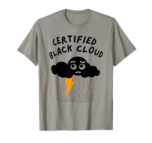 NUBE NEGRA CERTIFICADA Diseño divertido Camiseta