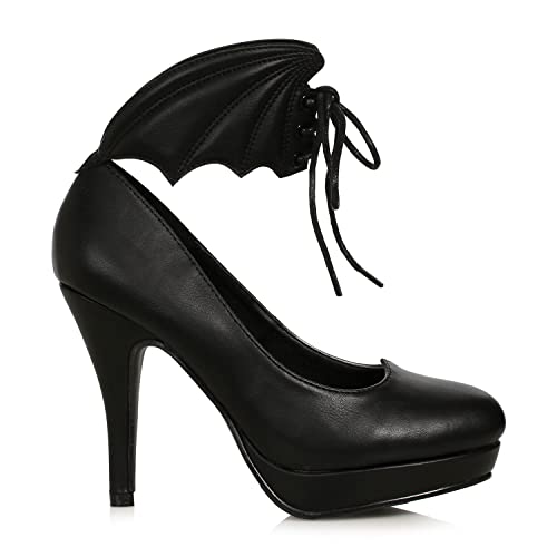Ellie Shoes Women's 414-WINGS Pump, Black, 8
