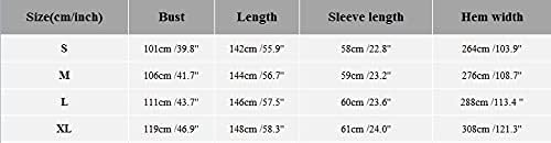 Women Bohemian Maxi Dress Chiffon Long Sleeve V-Neck Ruffle Elegant Flowy Floral Party Dress (XL, Multicoloured) - Image 2