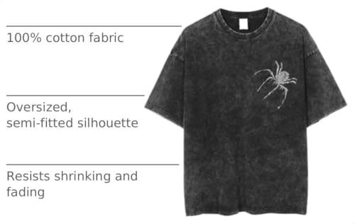Image of EMMIOL Mens Y2k Baggy Shirts Graphic Tees Oversized Crew Neck Short Sleeve Streetwear Tshirts Summer Tops 2026
