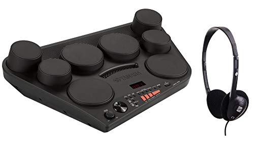 Yamaha DD-75 Batterie électronique avec casque et bloc d'alimentation Noir