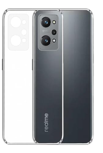 Image of COVERBLACK Soft Rubber Back Cover Compatible Model for Realme RMX3370 / Realme GTNeo 2 - Transparent