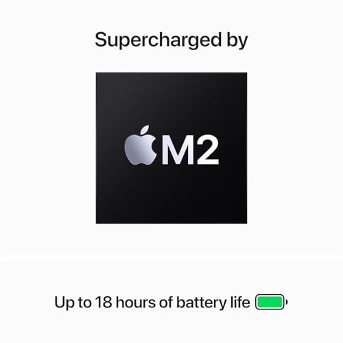 Image of 2023 Apple MacBook Air with Apple M2 Chip with 8-Core CPU /10-Core GPU (15-inch, 16GB RAM, 1TB SSD Storage) (QWERTY English) Space Gray (Renewed)