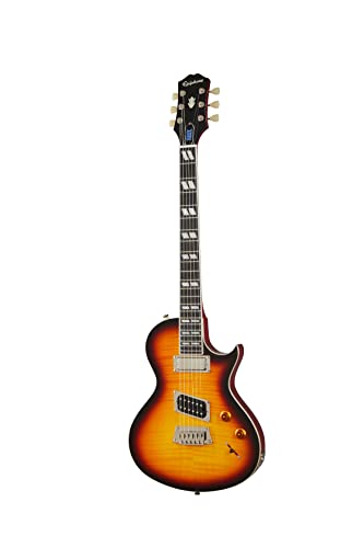 Epiphone Nancy Wilson Fanatic Fireburst Étui rigide inclus - Les Beatles, Paul McCartney, John Lennon, RIngo Starr, George Harrison Epiphone Nancy Wilson Fanatic Fireburst Étui rigide inclus