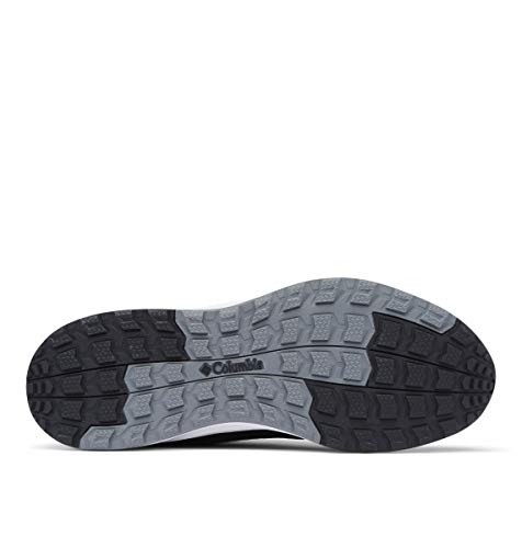 Columbia Men's Pivot Mid Waterproof Hiking Shoe, Black/White, 12