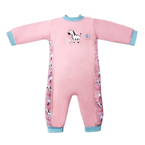 Image of Thermal Swimsuit One Piece Warm in One Wetsuit Swimwear for Babies by Splash About