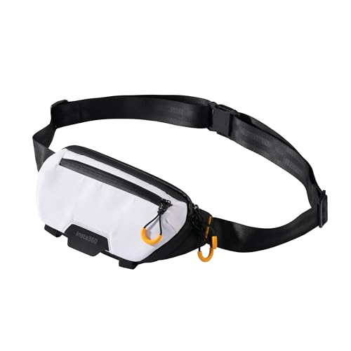 Sac bandoulière Insta360 blanc pour caméra d'action et accessoires essentiels