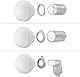 Godox ML-CD15 Soft Dome Diffuser Kit mit 3 Adaptern, kompatibel mit Godox V100, V1 Pro, AD200Pro II, AD100Pro, AD300Pro, AD400Pro, V860III, ML30, ML30Bi, ML100Bi, ML100R, ML60Bi, ML60IIBi und mehr