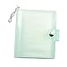 FITYLE Mini Album Photo Porte-Carte Sac de Carte de Visite Porte-clés Peut Contenir 36 Photos, Parfait pour être Utilisé comme Livre d'or de Mariage, Cadeau - Gelée Vert