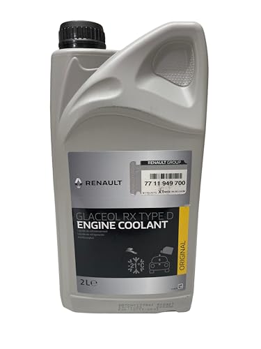 Antigel pour liquide de refroidissement Renault Glaceol RX Type D, vert, 2 litres