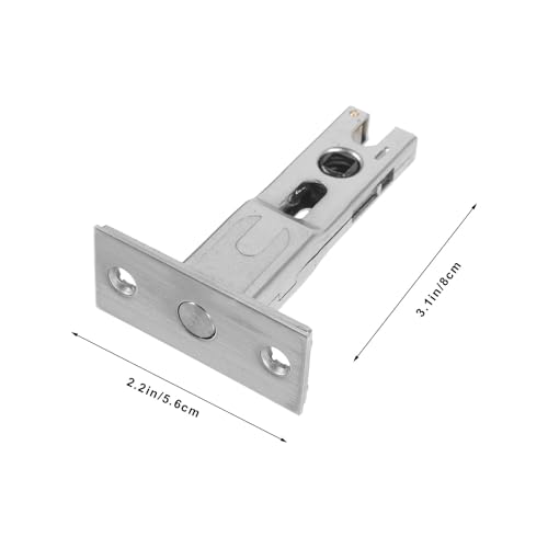 Cerrojo cilíndrico de acero inoxidable para puertas de baño interiores 6