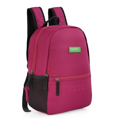 Image of United Colors Of Benetton 12 Litres Citron Unisex 3 Compartment Backpack (Wine)