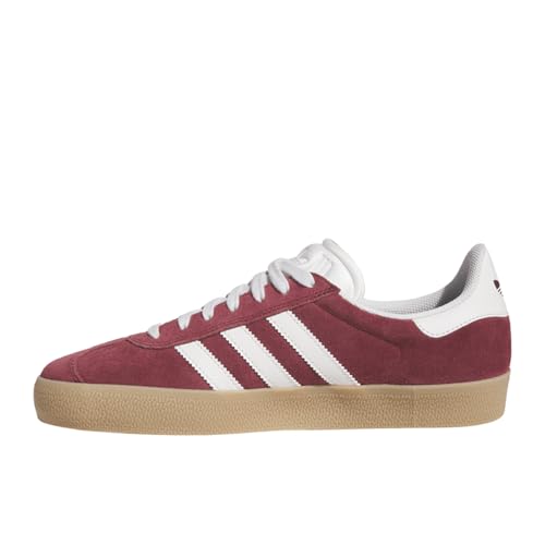 Image of adidas Mens Gazelle Adv Skate Skate Sneakers Shoes - Red