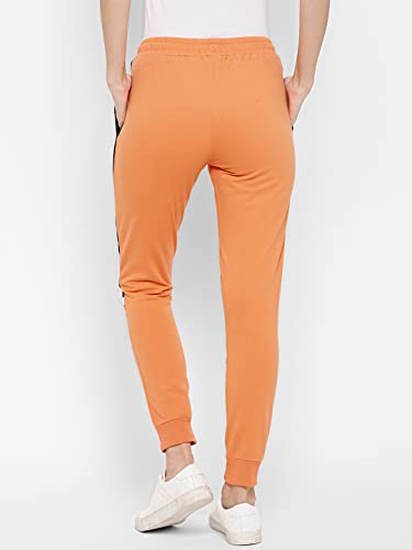Image of Alan Jones Clothing Women's High Rise Solid Joggers Trackpant