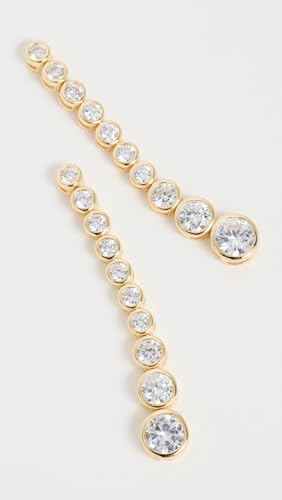 SHASHI Women's Bezel Diamond Drop Earrings3