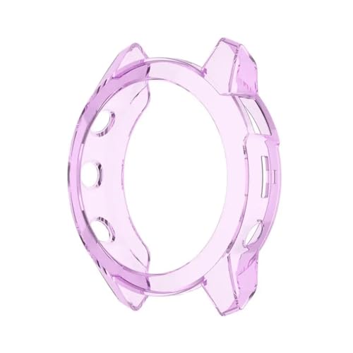 [X] Epix Pro 42mm 47mm 51mm (2) X}[gEHb`p TPU NAP[X Xgbv op[ t[ veN^[ VF Jo[(Purple,For Epix 47mm)
