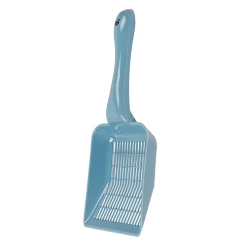 mophrati ポータブル猫砂スクープ安全かつ無毒でペットのエリアを外出先でも清潔に保つ ABS 猫砂スプーンシャベルペット砂スクープ, ブルーグリーン