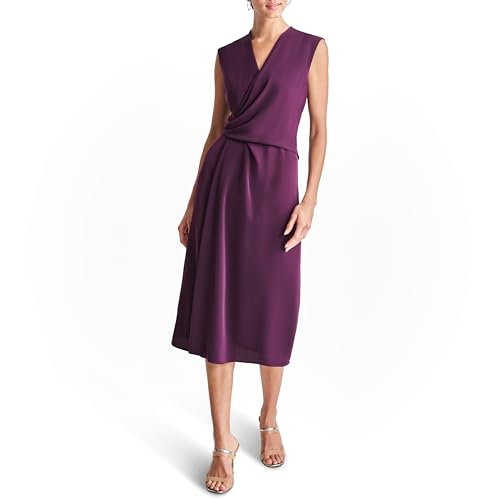 Robe midi DKNY col V : la solution chic contre l'inconfort au bureau - 2