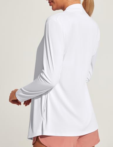 Ewedoos Women's UPF 50+ Sun Shirts Sun Protection Clothing Lightweight Cardigans with Pockets Long Sleeve Beach Cover Up2