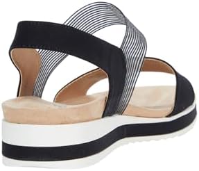 LifeStride Zing Women's Slip On 8 B(M) US Black-Stripe | Image 4