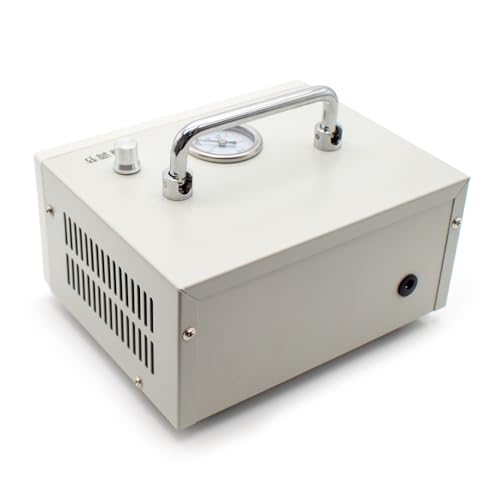 Bomba de vacío Mini de diafragma sin aceite eléctrica pequeña bomba de succión con filtro presión ajustable -80KPA 10L/MIN AC 100-240V sin batería miniatura 5